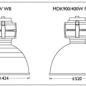 MDK900飞利浦高天棚工矿灯