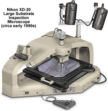 尼康显微镜早期的大型基板显微镜xd-20